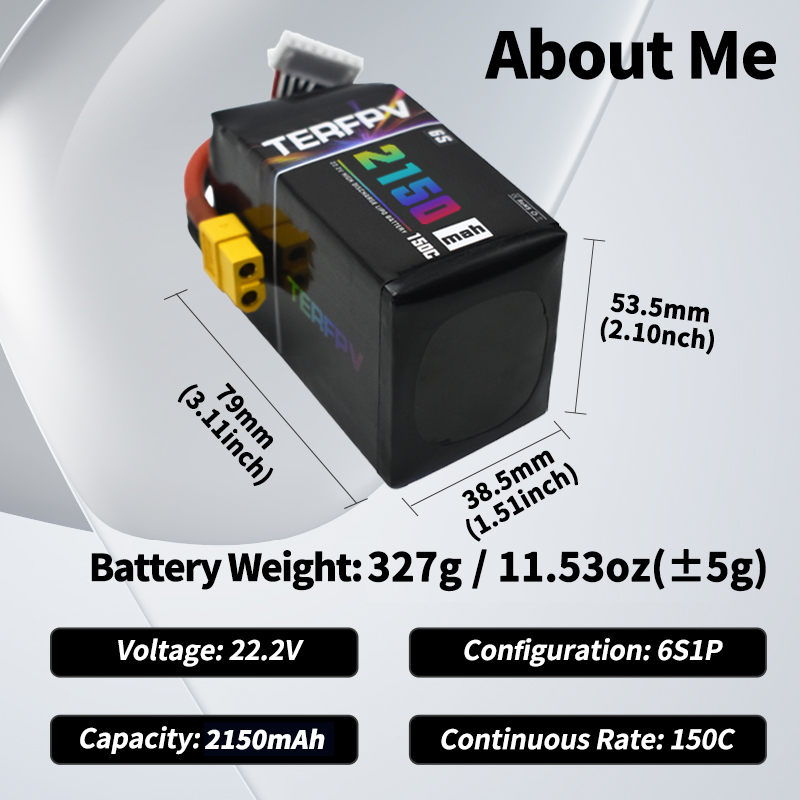TERFPV Lipo Battery 6S 22.2V 1 - đánh giá và giá Drone Battery 6S