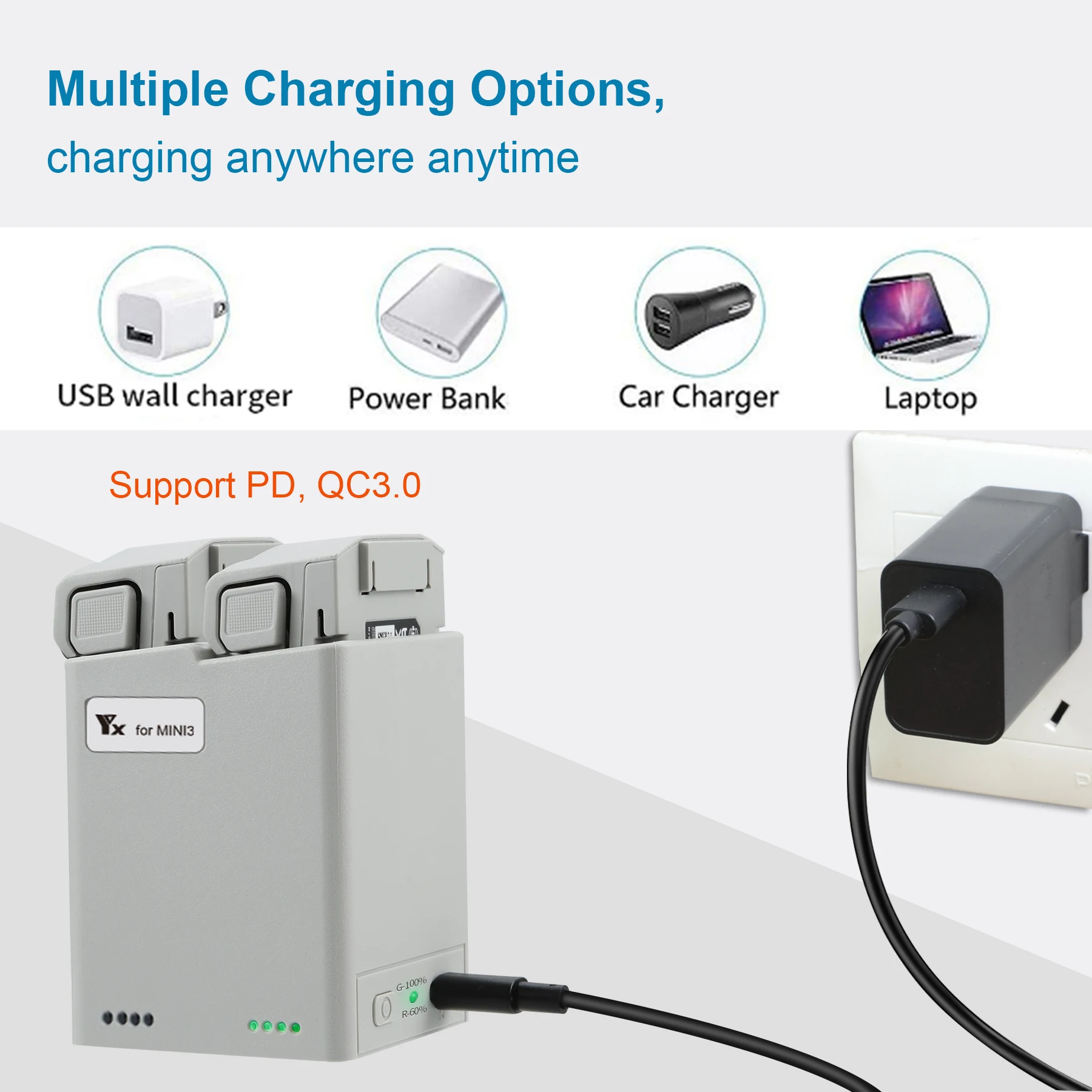 Charger Hub for DJI Mini 4 Pro - đánh giá và giá Drone Battery Smart