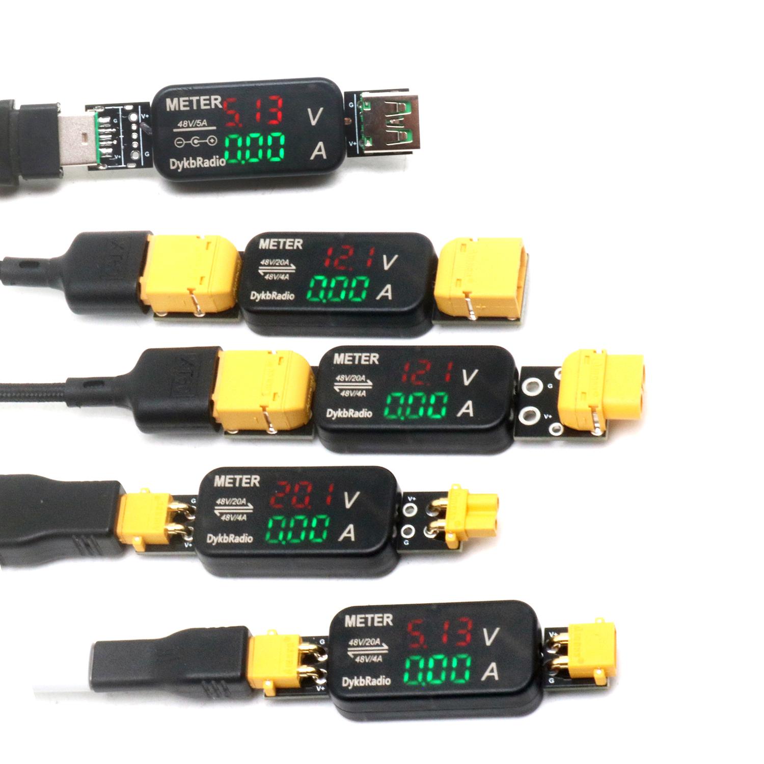 USB XT30 XT60 DC 20A Voltage C - đánh giá và giá Drone Battery Voltage Checker