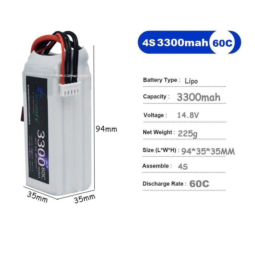 LiPo Rechargeable Battery 4S 3 - đánh giá và giá Drone Battery 4S