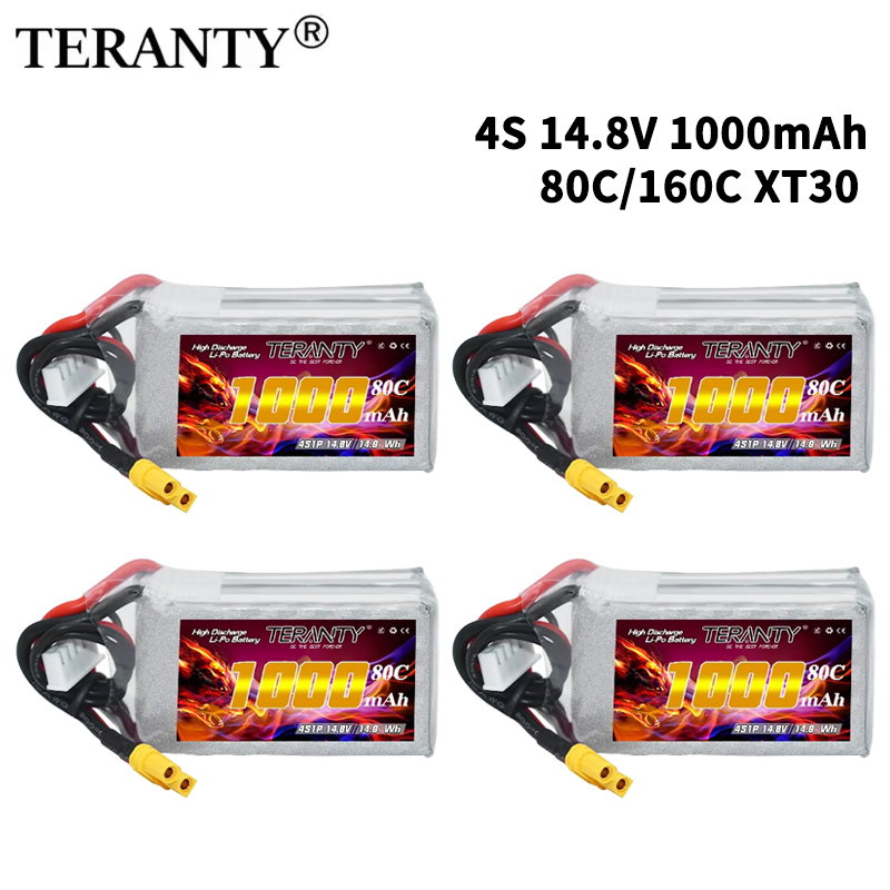 TERANTY 4S 1000mAh 14.8V 80C/1 - đánh giá và giá Drone Battery 4S