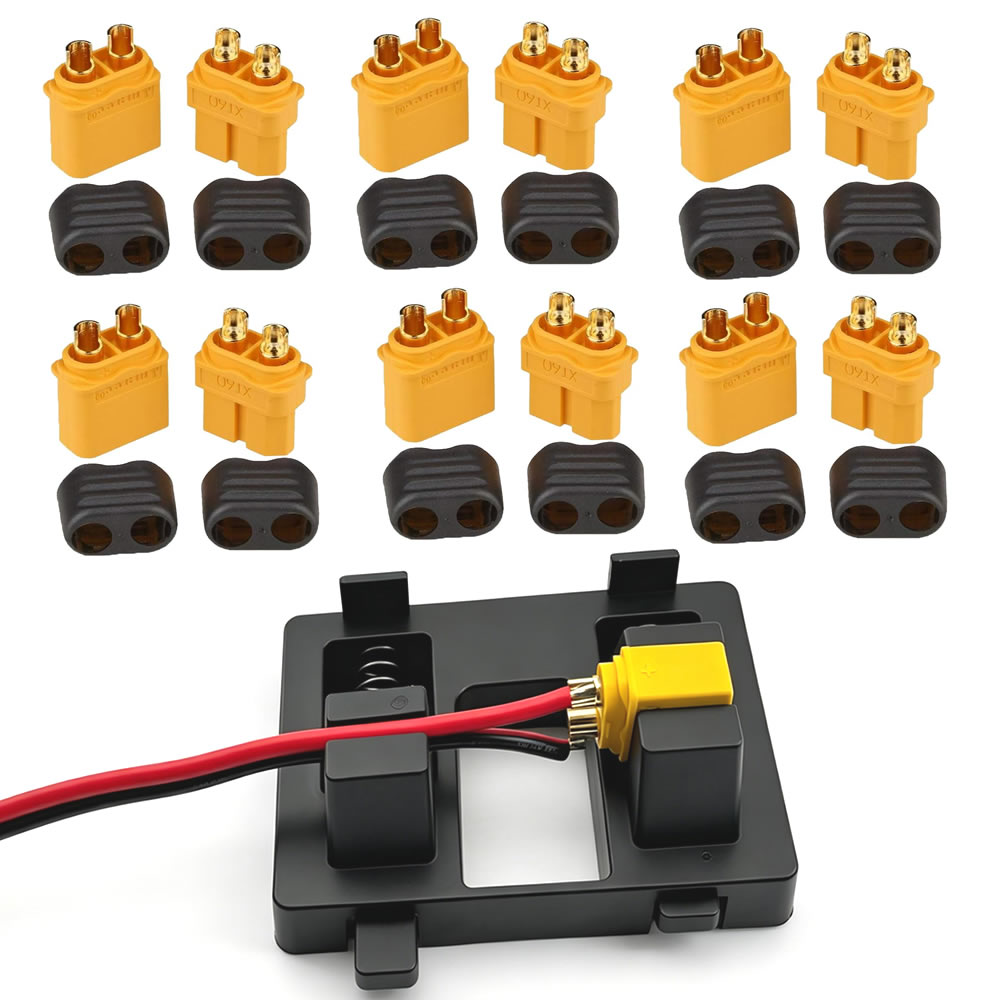 XT60 Connector Plug with Sheat - đánh giá và giá Drone Battery Connector