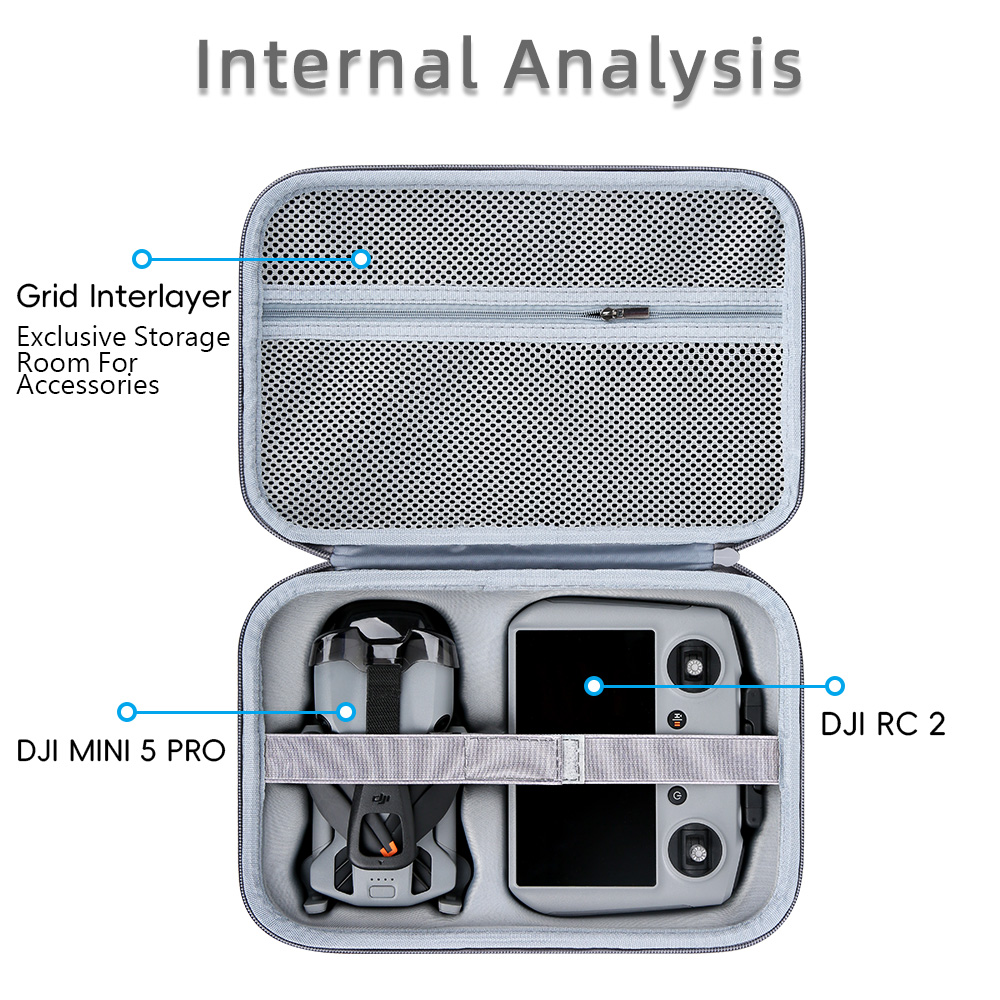 Storage Carry Case for DJI Min - đánh giá và giá Drone Battery Bag