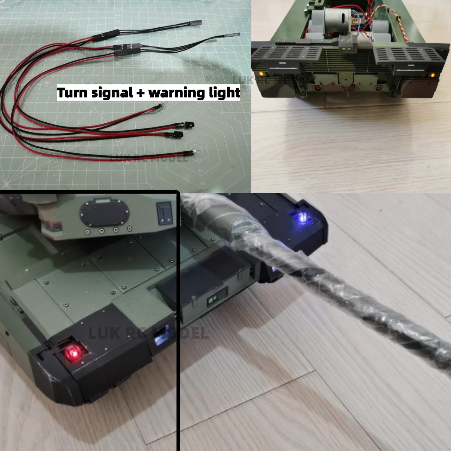 Upgraded Rear Lighting For HL  - đánh giá và giá Drone Battery Alarm