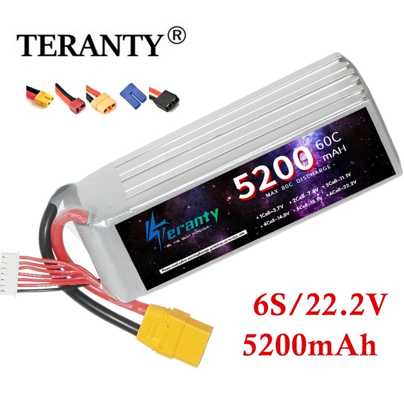 TERANTY 6S 5200mAh Lipo Batter - đánh giá và giá Drone Battery 4S