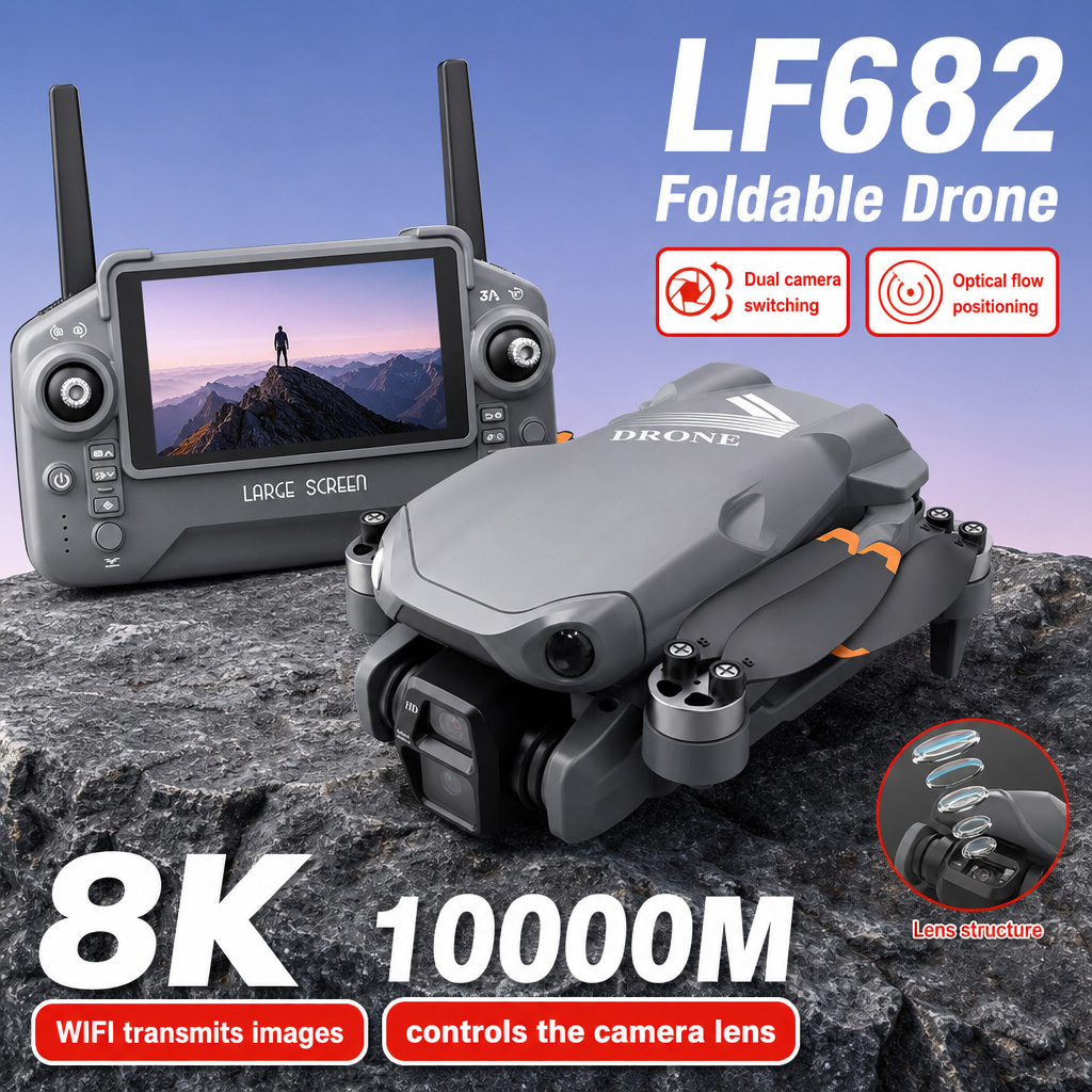 Aerial Photo LF682 Drone 8K HD - đánh giá và giá Drone Battery Charger