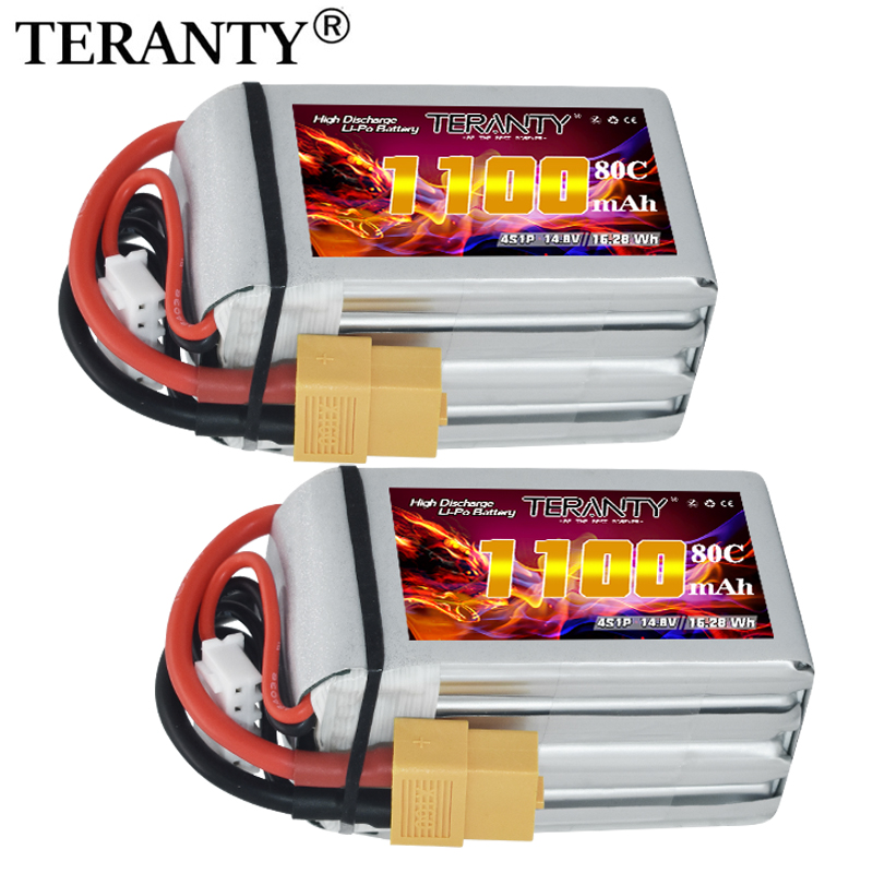 TERANTY 4S 1100mAh 80C/160C Li - đánh giá và giá Drone Battery 4S