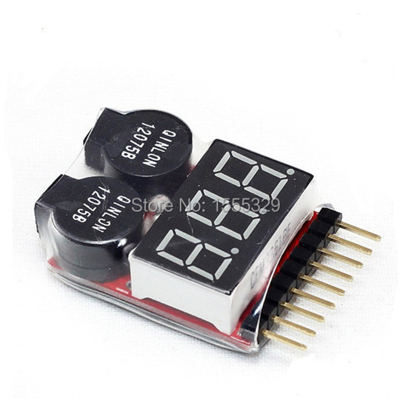 2Pcs 1S-8S LiPo Battery Voltag - đánh giá và giá Drone Battery Voltage Checker