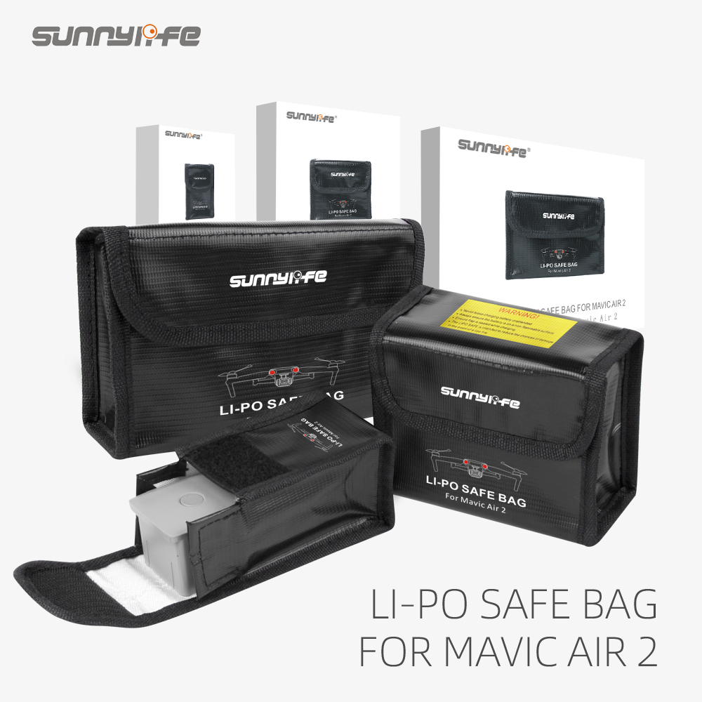DJI AIR 2S LiPo An Toàn Túi Ch - đánh giá và giá Drone Battery Bag