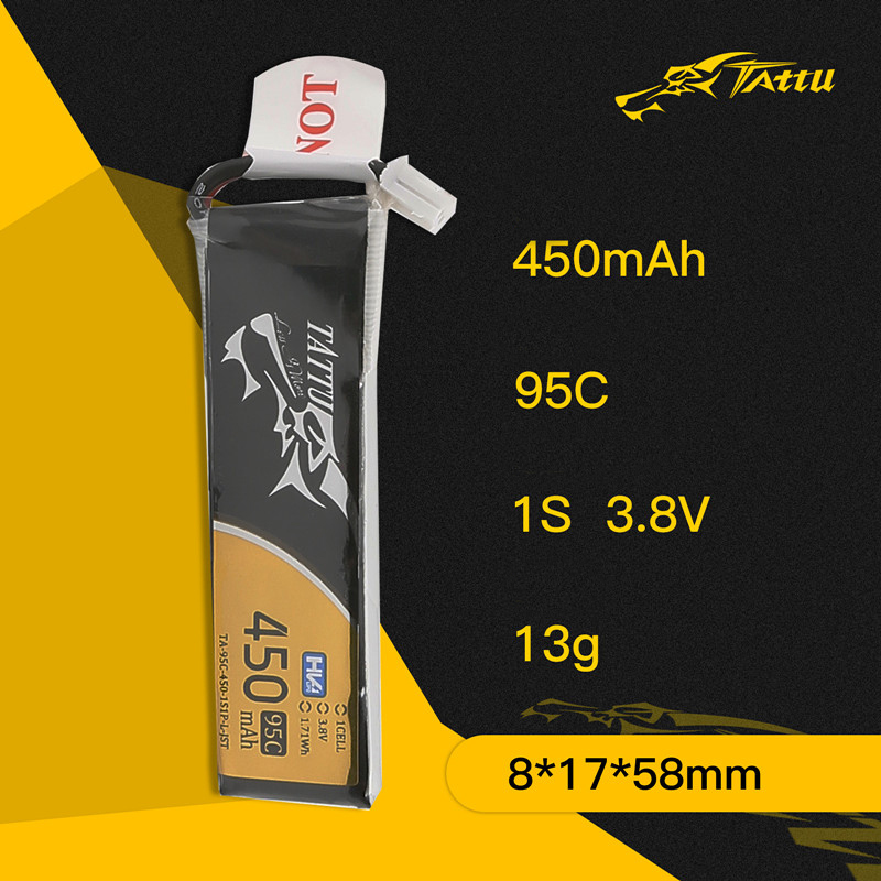 3Pcs NEW TATTU 450/500/550mAh  - đánh giá và giá Drone Battery 4S