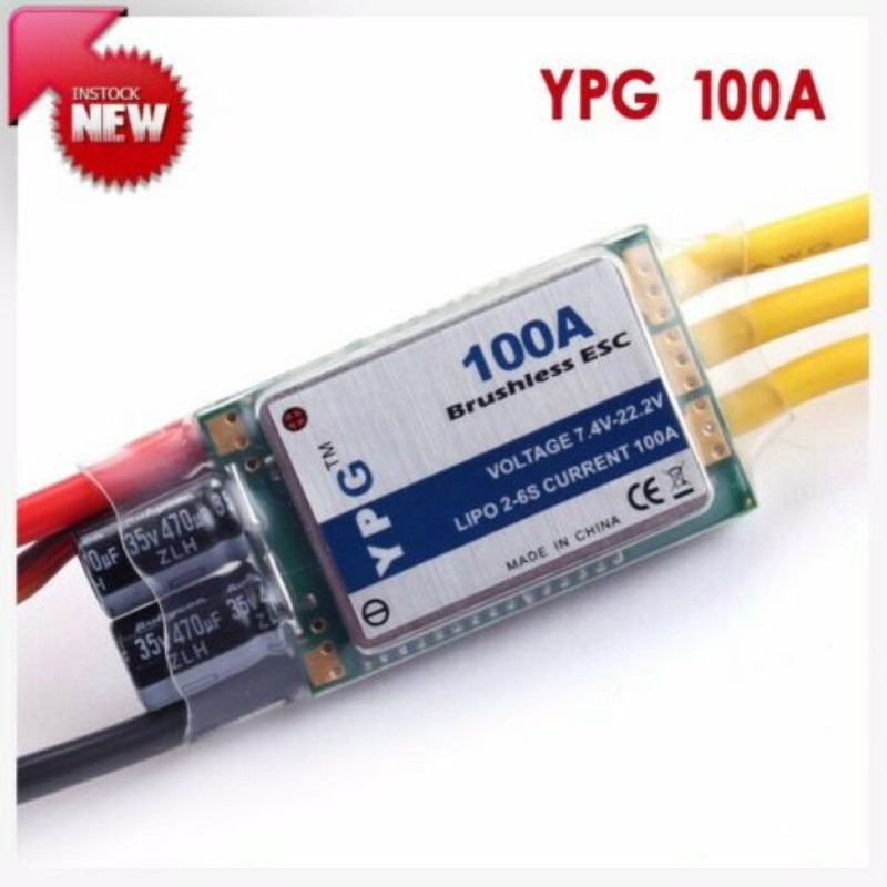 YPG 100A ESC 2 ~ 6S SBEC Không - đánh giá và giá Drone Battery 6S