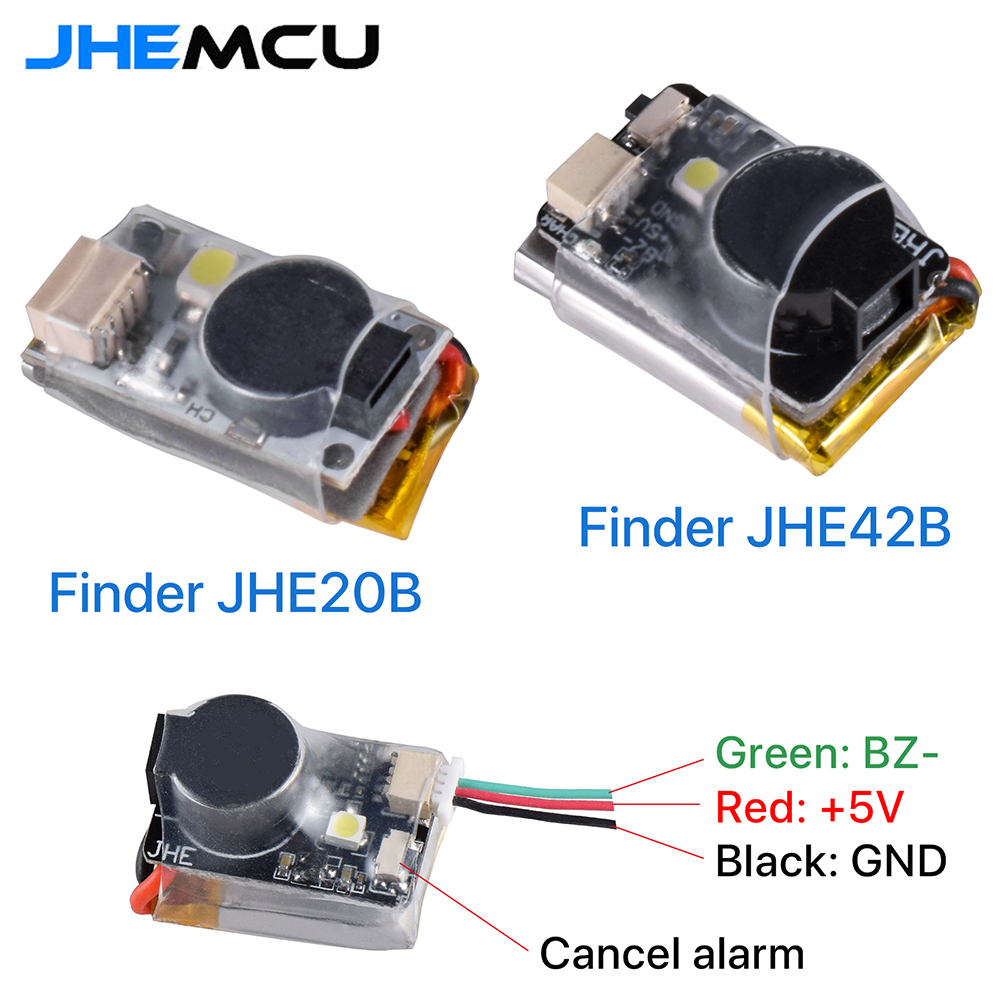 JHEMCU JHE42B/JHE20B Finder Mi - đánh giá và giá Drone Battery Alarm