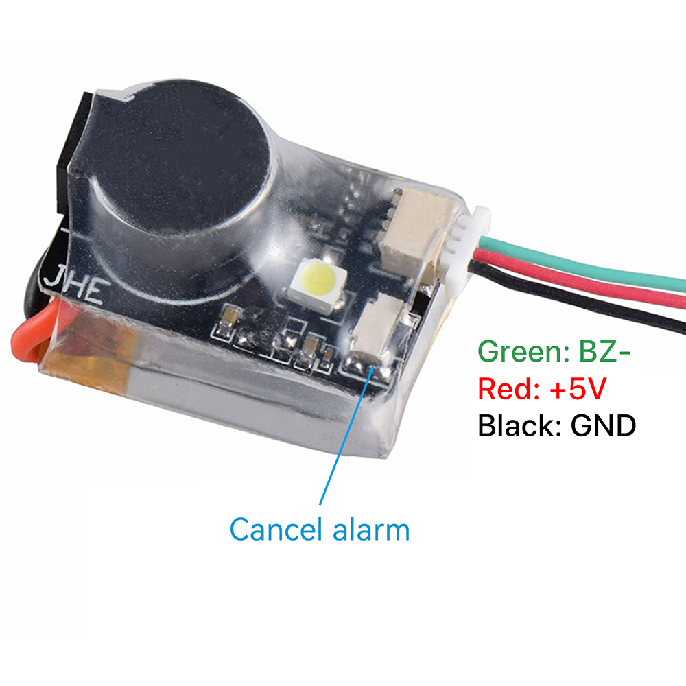 JHEMCU JHE42B/JHE20B Finder Mi - đánh giá và giá Drone Battery Alarm