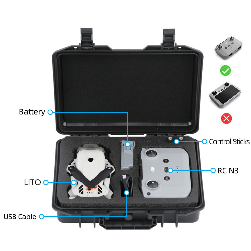Portable Carrying Case for DJI - đánh giá và giá Drone Battery Bag