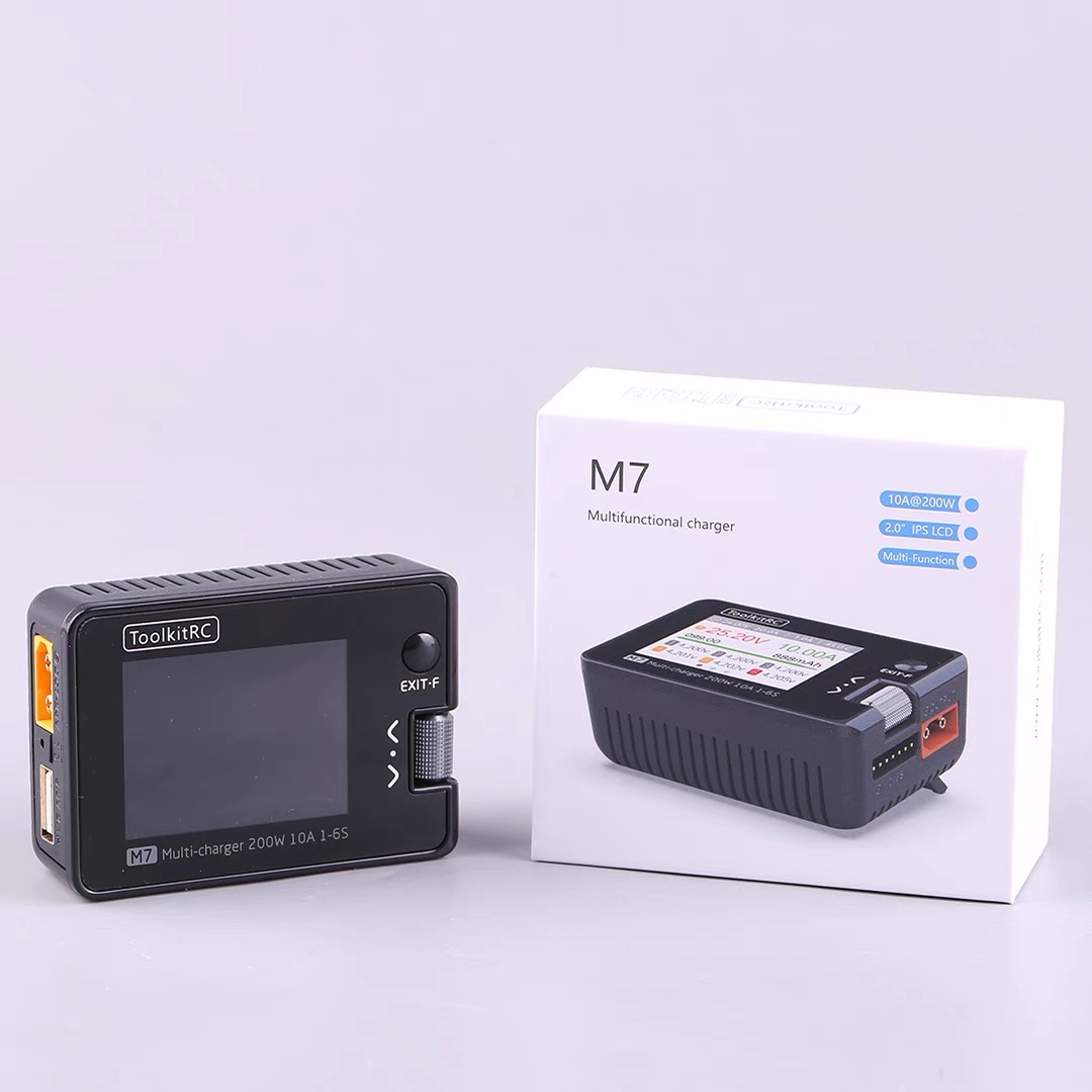 For ToolkitRC M7 200W 10A DC C - đánh giá và giá Drone Battery Voltage Checker