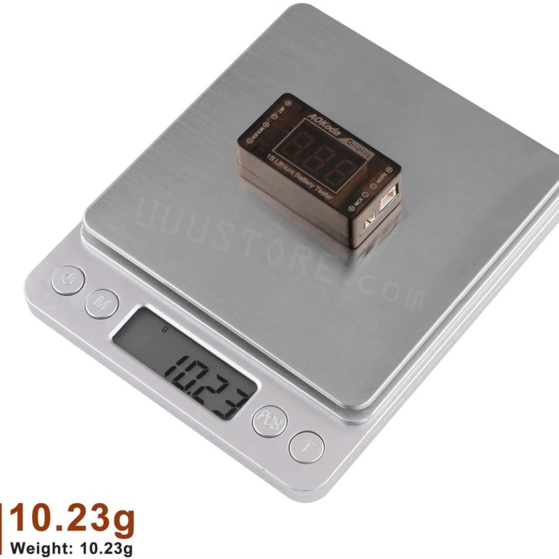 AOKoda AOK-041 1S LiPo Battery - đánh giá và giá Drone Battery Voltage Checker